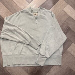 Madewell Light Gray Women's Crew Neck Sweater